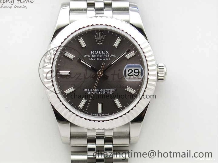 0119 Reliable Datejust 31mm 278271 SS BP Maker Best Edition Gray Sticks Marker Dial on Jubilee Bracelet 2725